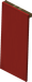 Bannière rouge murale red_wall_banner